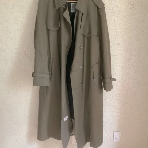 🥳❤️2X HP ⭐️Vintage Men’s Christian Dior 2 in 1 Trench /Winter - Picture 2 of 12